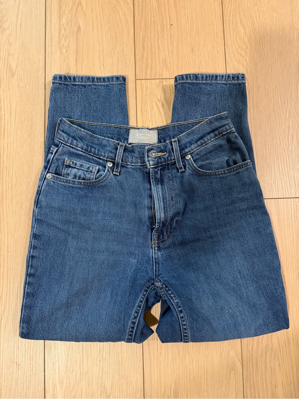 Everlane Women’s The Original Cheeky Jean Size 24 crop Organic cotton